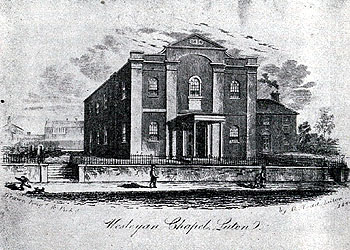 The chapel in 1814 from Douglas Tearle's pamphlet